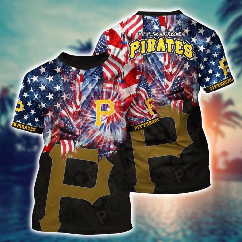 MLB Pittsburgh Pirates Hawaiian Heatwave 3D T-Shirt - Perfect for Sports Fans!