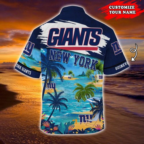 New York Giants NFLCustomized Summer Hawaii Shirt For Sports Fans  Gift