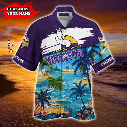 Minnesota Vikings NFLCustomized Summer Hawaii Shirt For Sports Fans  Gift