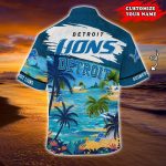 Detroit Lions NFLCustomized Summer Hawaii Shirt For Sports Fans  Gift