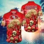 San Francisco 49ers  Skull Trending Hawaii Shirt New Arrivals Gift