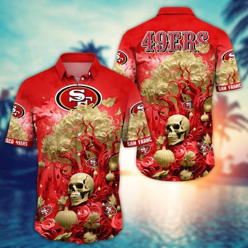 San Francisco 49ers  Skull Trending Hawaii Shirt New Arrivals Gift