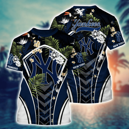 New York Yankees MLB Flower Hawaii Shirt & Tshirt – Summer Football Fan Gift
