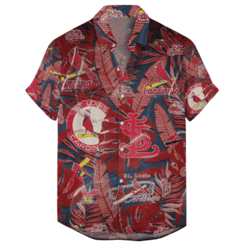 St Louis Cardinals Retro Logo Hawaiian Shirt - Perfect Gift for Men and Women