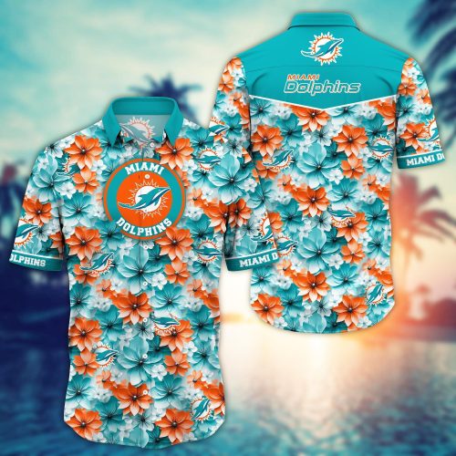 Miami Dolphins Hawaiian Shirt Trending Summer. Gift For Fan Gift
