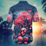 New England Patriots  Skull Trending Hawaii Shirt New Arrivals Gift