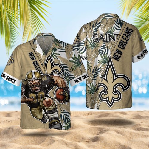 New Orleans Saints Summer Hawaiian Shirt