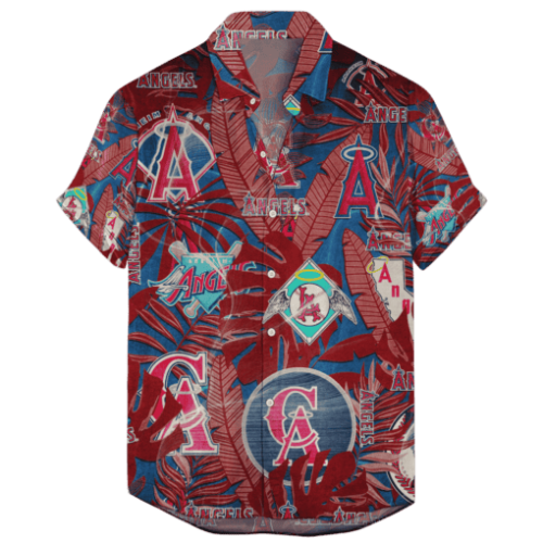Los Angeles Angels Retro Logo Hawaiian Shirt - Perfect Gift for Men and Women