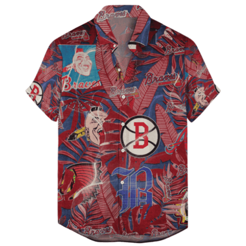Atlanta Braves Retro Logo Hawaiian Shirt - Perfect Gift for Men and Women