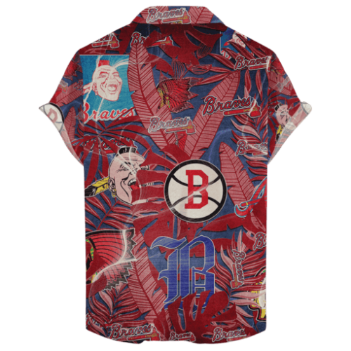 Atlanta Braves Retro Logo Hawaiian Shirt – Perfect Gift for Men and Women