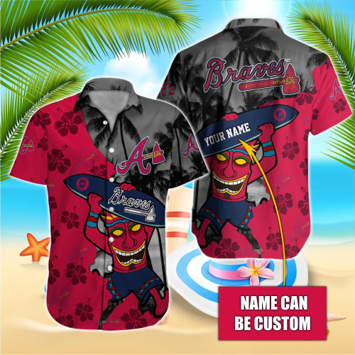Authentic Atlanta Braves MLB Hawaiian Shirt - Custom Gift for Men and Women T-38175