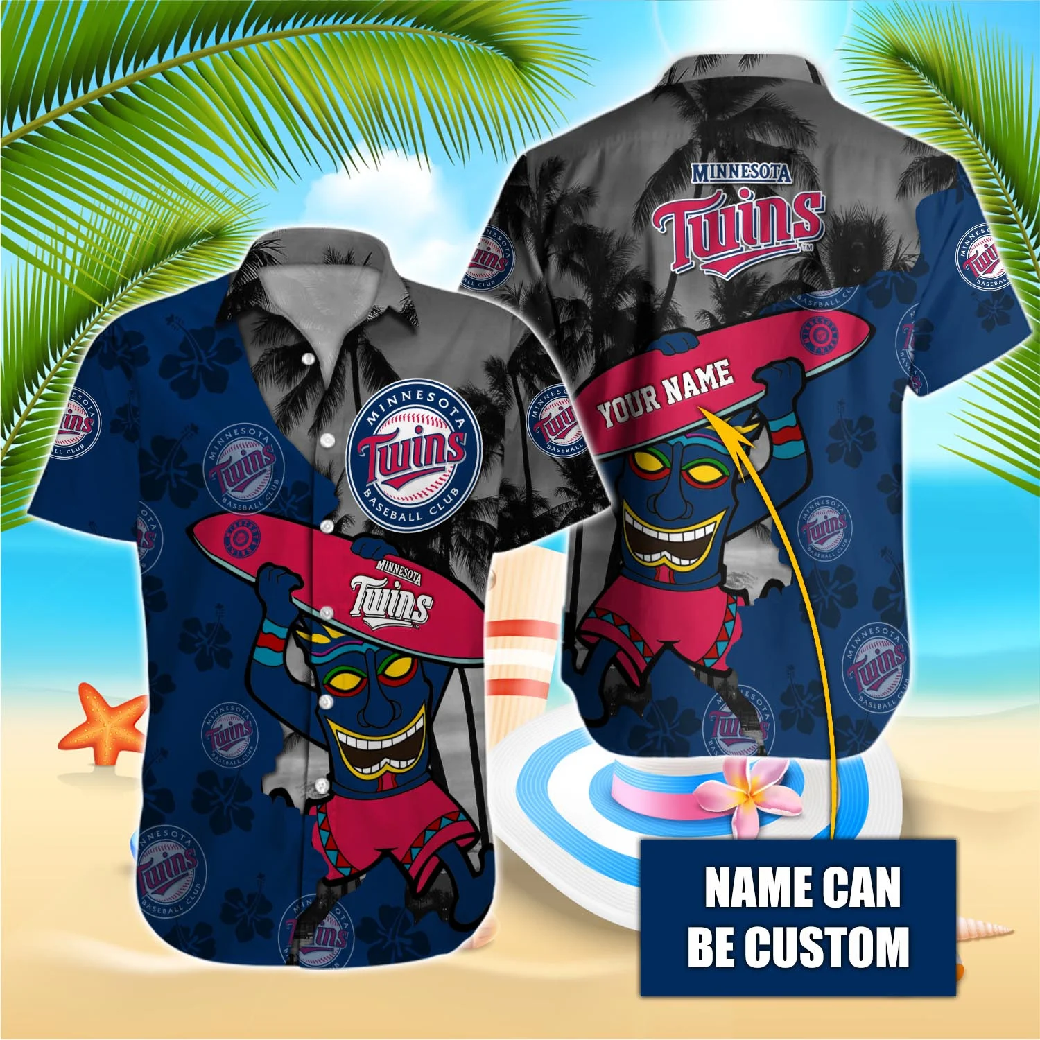 Minnesota Twins MLB Hawaiian Shirt – Custom Gift for Men and Women – T-38175 Minnesota Twins MLB Hawaiian Shirt – Custom Gift for Men and Women – T-38175