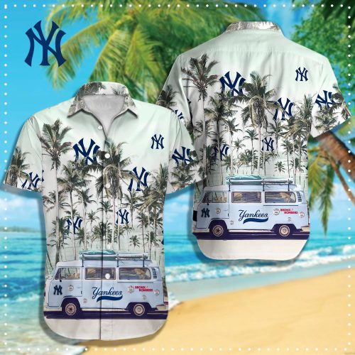 Official New York Yankees MLB Hawaiian Shirt - Q-49288 Limited Edition