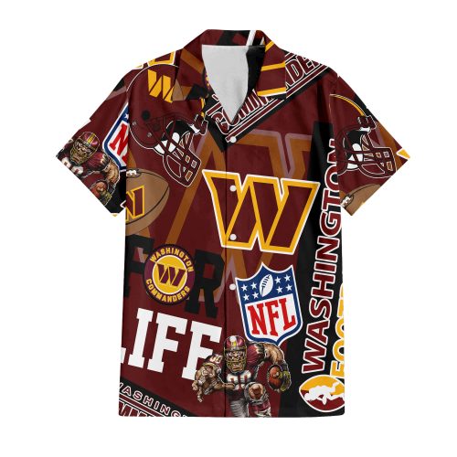 Washington Commanders Hawaiian Shirt Full Set 1
