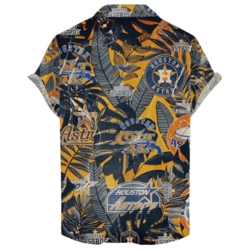 Houston Astros Retro Logo Hawaiian Shirt – Perfect Gift for Men and Women