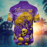 Minnesota Vikings  Skull Trending Hawaii Shirt New Arrivals Gift