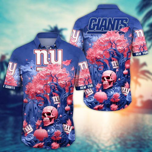 New York Giants  Skull Trending Hawaii Shirt New Arrivals Gift