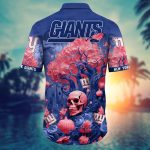 New York Giants Skull Trending Hawaii Shirt New Arrivals Gift New York Giants Skull Trending Hawaii Shirt New Arrivals Gift