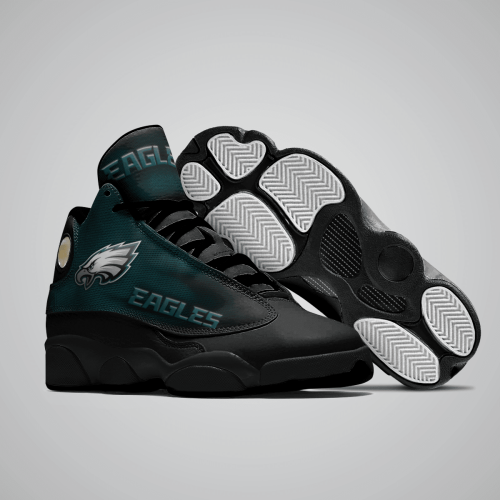 Philadelphia Eagles Step with Pride Jordan 13 Shoes