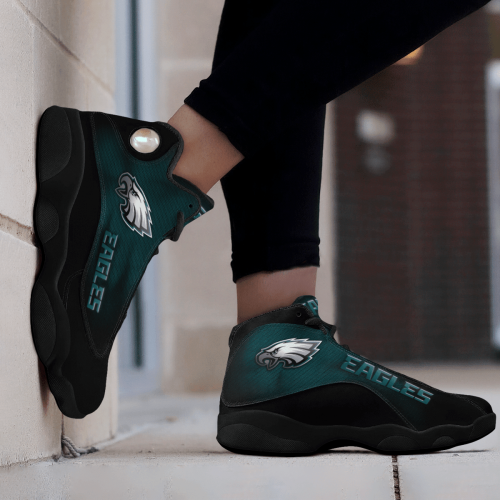 Philadelphia Eagles Step with Pride Jordan 13 Shoes