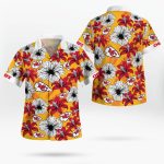 Kansas City Chiefs Flower Tropical Floral Aloha Hawaiian Shirt