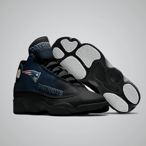 New England Patriots Step with Pride Jordan 13 Shoes