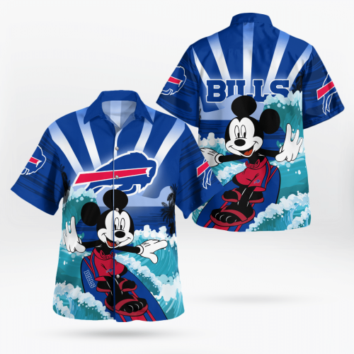 Buffalo Bills and Mickey Mouse Hawaii Shirt Limited Edtion