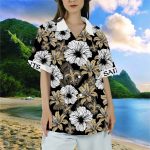 New Orleans Saints Flower Tropical Floral Aloha Hawaiian Shirt