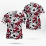 Atlanta Falcons Flower Tropical Floral Aloha Hawaiian Shirt