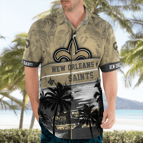 New Orleans Saints Tropical Hawaii Shirt Gift