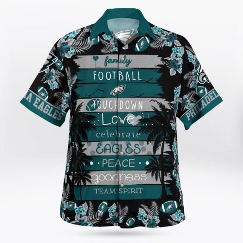 Philadelphia Eagles Paradise Hawaii Shirt Gift