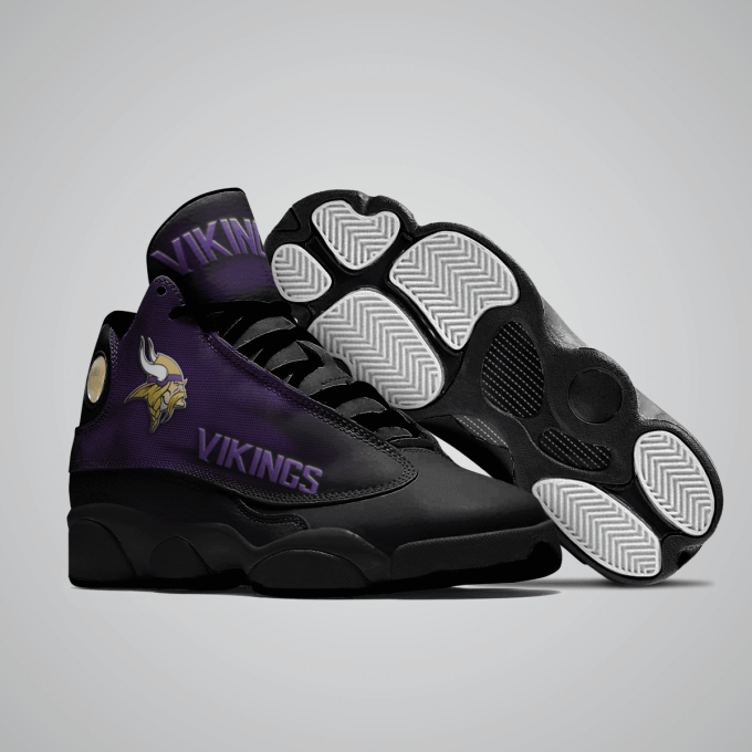 Minnesota Vikings Step with Pride Jordan 13 Shoes
