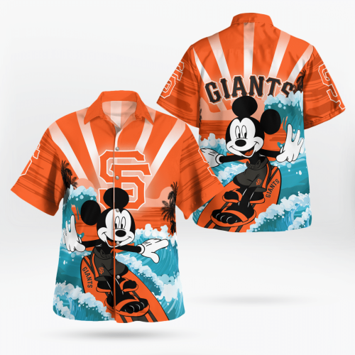 Limited Edition San Francisco Giants and Mickey Mouse Hawaii Shirt: Exclusive Collaboration