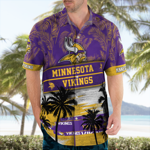 Minnesota Vikings Tropical Hawaii Shirt Gift