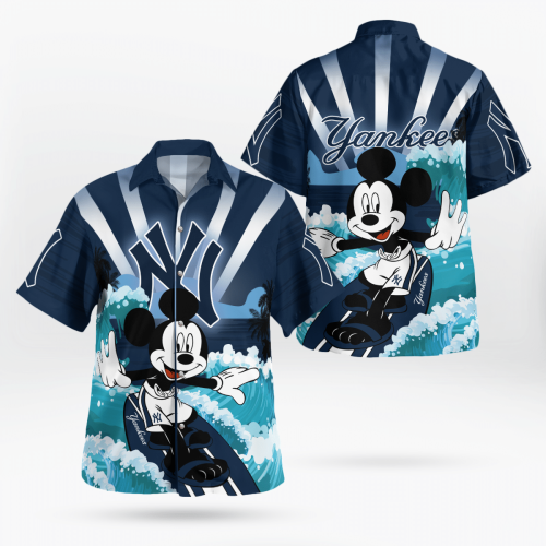 New York Yankees Mickey Mouse Hawaii Shirt – Official MLB Disney Collaboration