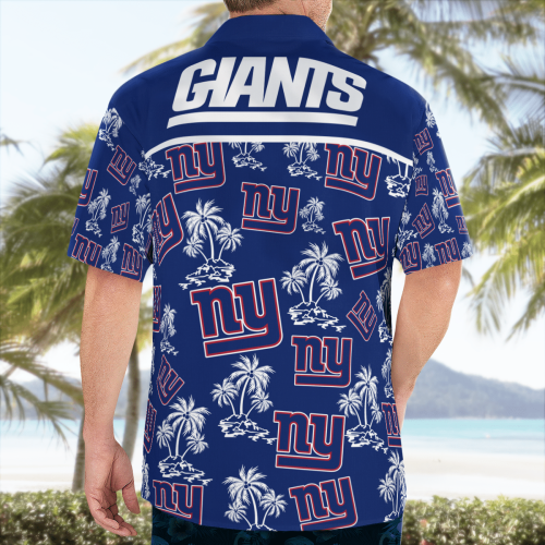 New York Giants Tropical Hawaii Shirt Gift