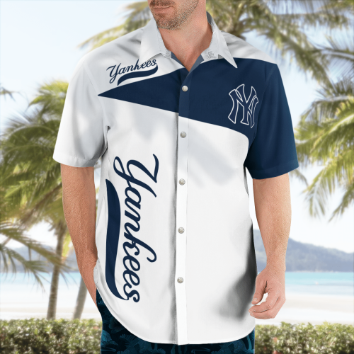 New York Yankees Hawaiian Shirt: Summer Design for Fans