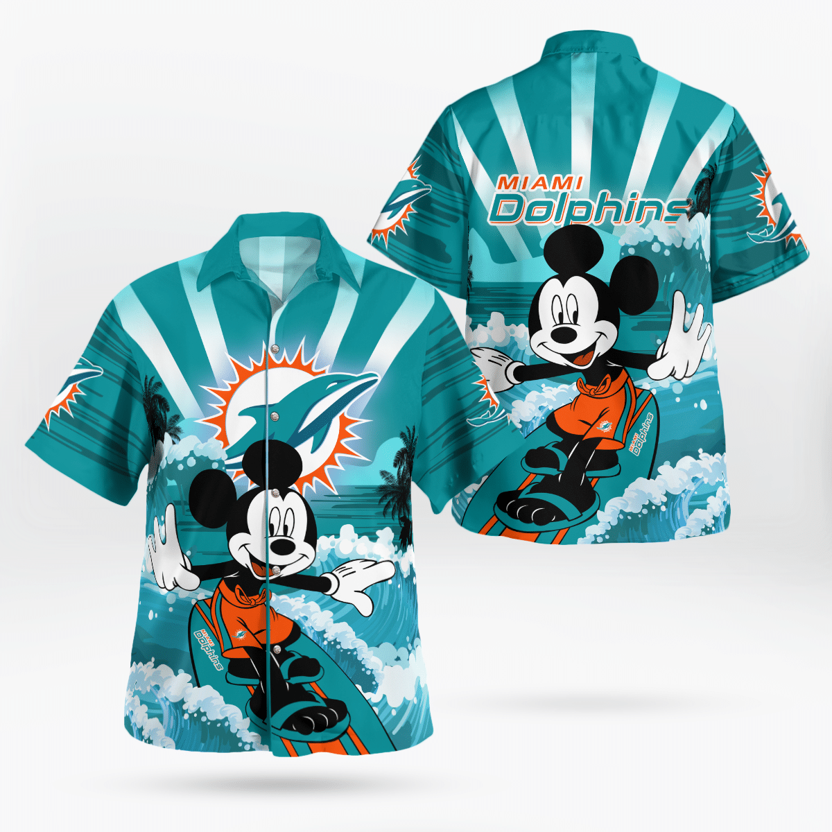 Miami Dolphins and Mickey Mouse Hawaii Shirt Limited Edtion Miami Dolphins and Mickey Mouse Hawaii Shirt Limited Edtion