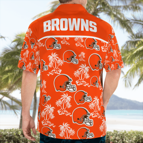 Cleveland Browns Tropical Hawaii Shirt Gift