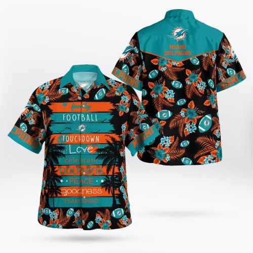 Miami Dolphins Paradise Hawaii Shirt Gift