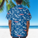 Los Angeles Dodgers Tropical AOP Hawaiian Shirt with Pocket – Official MLB Merchandise