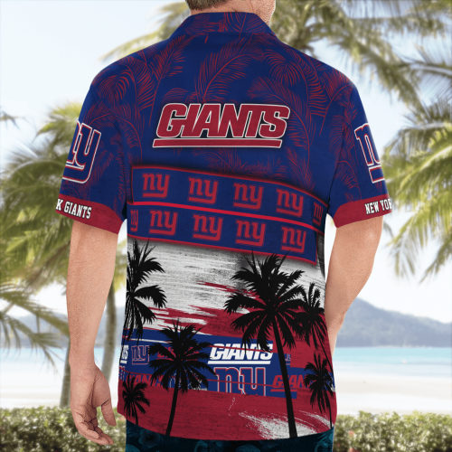 New York Giants Tropical Hawaii Shirt Gift