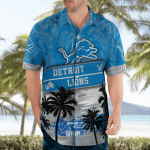 Detroit Lions Tropical Hawaii Shirt Gift