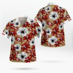 San Francisco 49ers Flower Tropical Floral Aloha Hawaiian Shirt