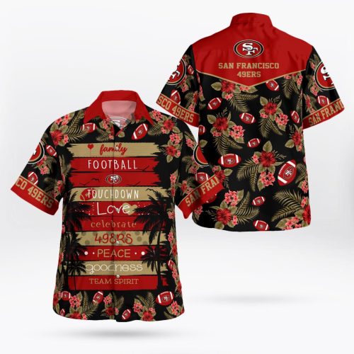 San Francisco 49ers Paradise Hawaii Shirt Gift