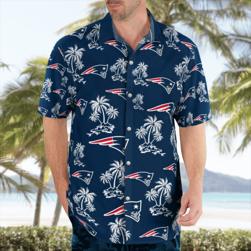 New England Patriots Tropical Hawaii Shirt Gift