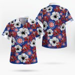 Chicago Cubs Tropical Floral Aloha Hawaiian Shirt – Official MLB Merchandise