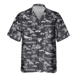 Las Vegas Raiders Tropical AOP Pocket Hawaiian Shirt Las Vegas Raiders Tropical AOP Pocket Hawaiian Shirt
