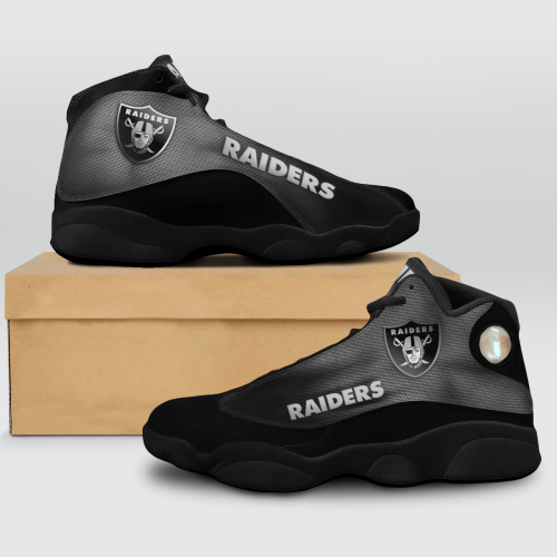Las Vegas Raiders Step with Pride Jordan 13 Shoes