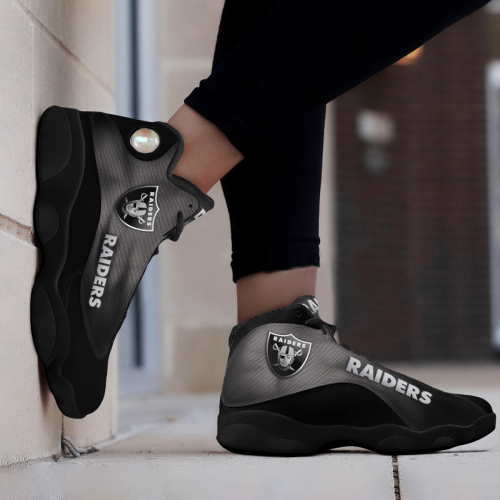 Las Vegas Raiders Step with Pride Jordan 13 Shoes